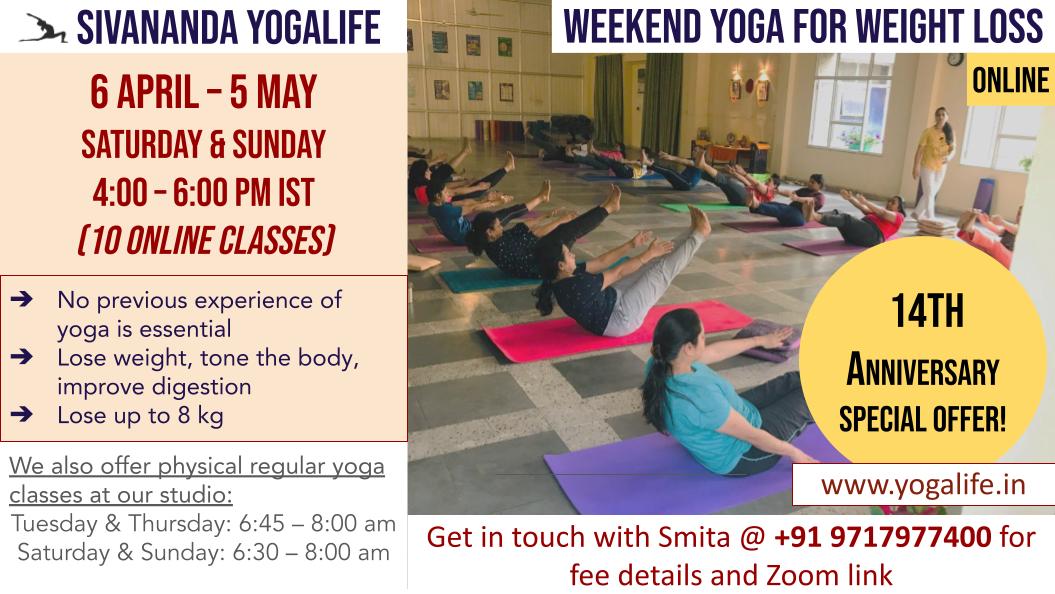 Sivananda Yogalife: Register for Yoga for Weight Loss